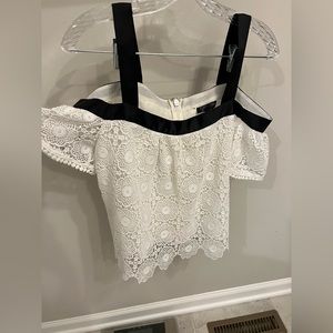 Topshop off the shoulder tank